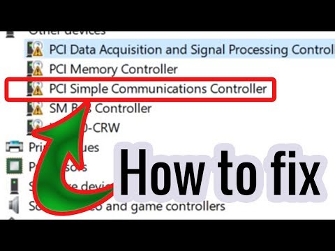 asus pci simple communication controller driver